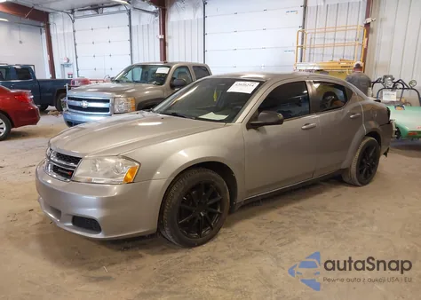 2013 Dodge Avenger Se from USA, damaged, VIN 1C3CDZABXDN564810
